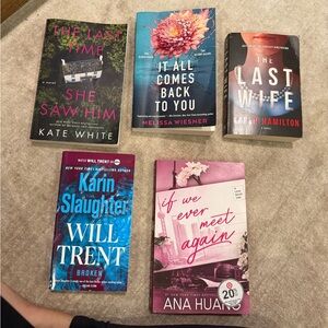 Collection of Five Mystery and Romance Novels